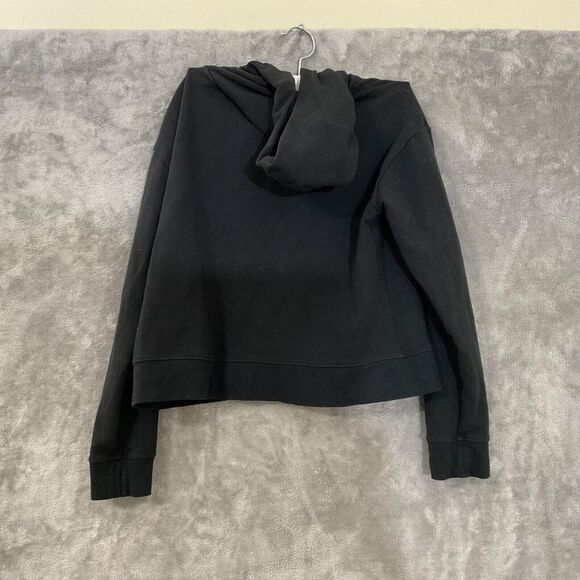 Nike Black Hoodie with White Logo - Picture 2 of 7